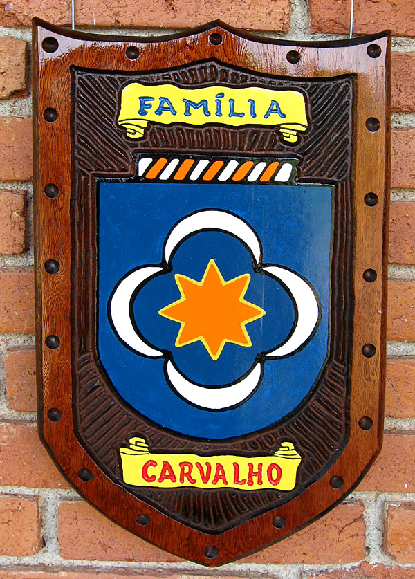 Braso da Famlia Carvalho - Escudo Central