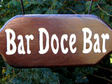 Entalhe "Bar Doce Bar"